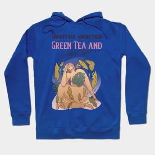 Matcha Master: Green Tea and Garden Bliss Japanese Gardening Hoodie